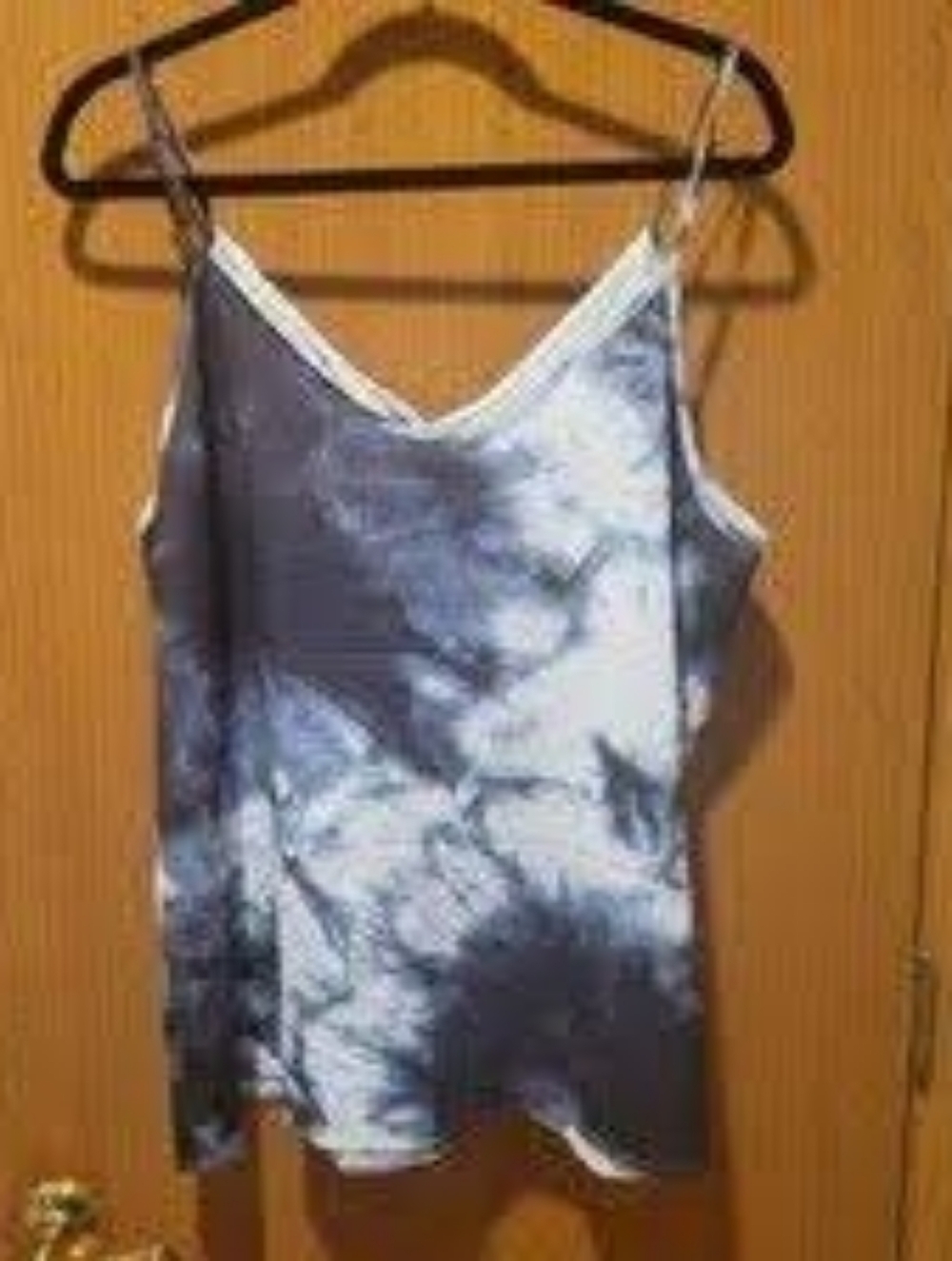 New With Tags Black & White Tie Dye Tank Top
